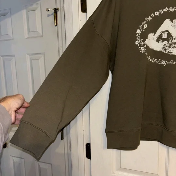 Madewell Resourced Cotton French Terry COTSWOLDS HILLS sweatshirt Jumper XXL - Picture 10 of 13